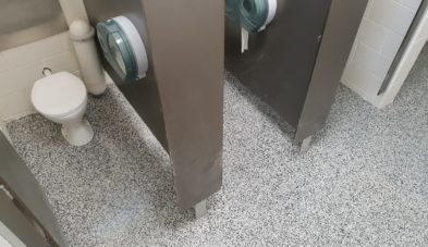 Toilet Block In School